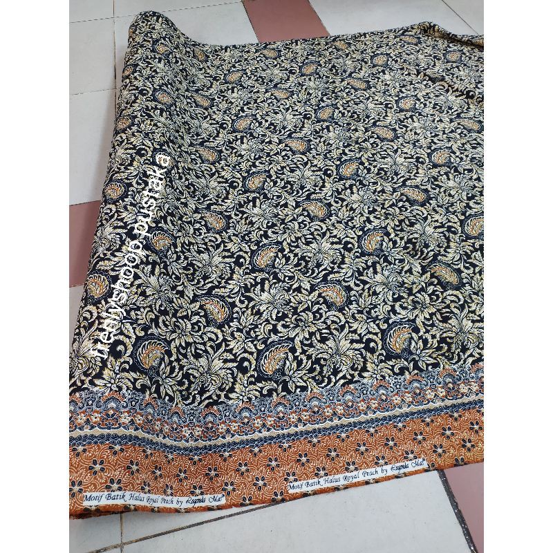 kain batik semi sutra halus meteran / bahan batik meteran semi sutra halus