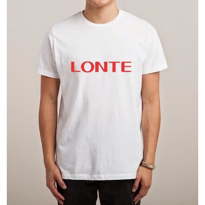 KAOS BAJU PRIA WANITA PLESETAN LONTE ( LOTTE ) / COMBED 30S / DISTRO / COD