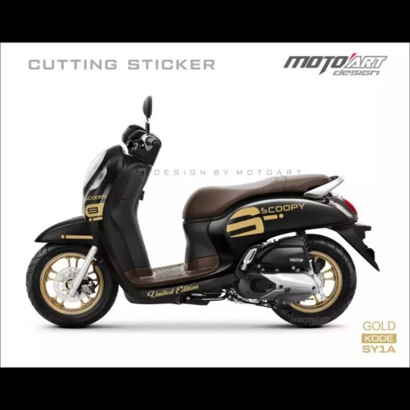 Cutting sticker Honda Scoopy th 2021