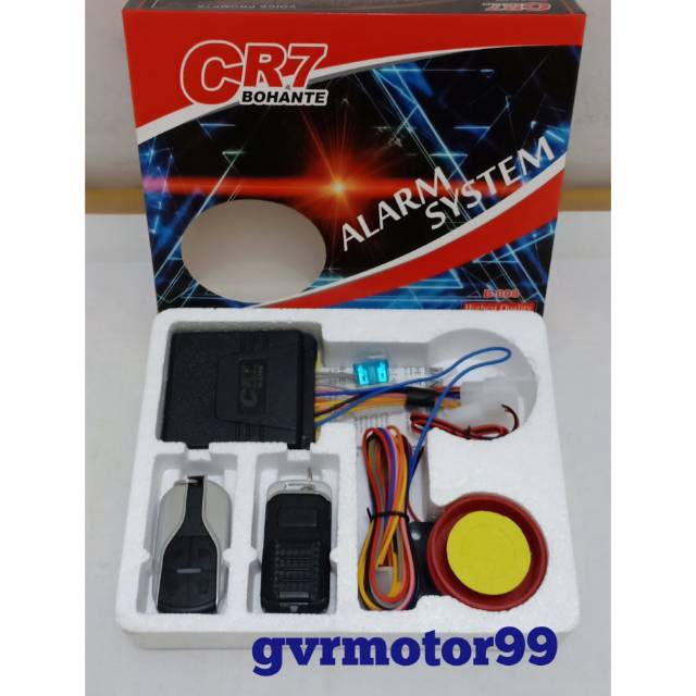 Alarm system/Remote system buat Motor dan Mobil CR7 Nmax-Aerox-Vario-Beat-Scoopy