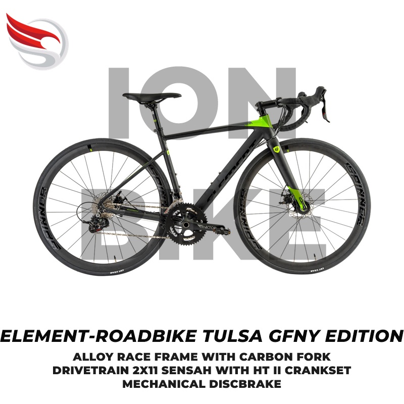 Element Tulsa GFNY 700c Roadbike Road Bike Sepeda Balap 700 Discbrake Disc Brake Cakram c Terbaru
