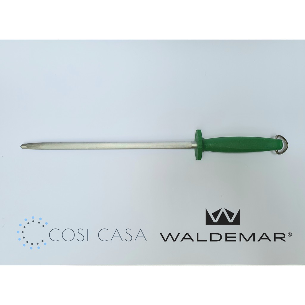 WALDEMAR MAYNOR 12" SHARPENING STEEL GREEN, PP HANDLE, NSF 14.0101.30GN