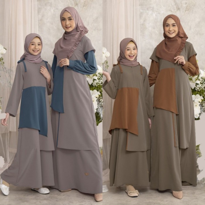 Cod Gamis Nibras Ngc 002 Terbaru 2021 Original Gamis Dewasa Kekinian Elegant Cantik Gamis Remaja Mus