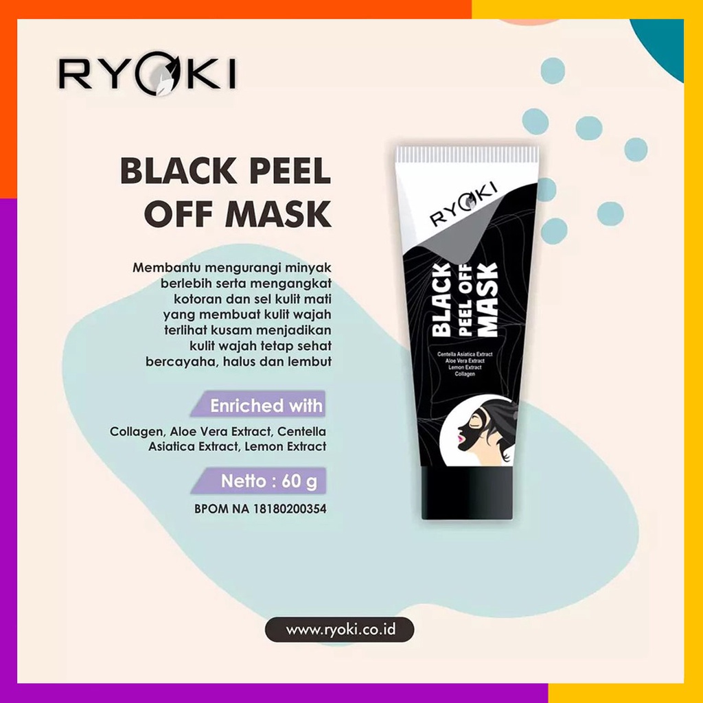 RYOKI - BLACK PEEL OF MASK 60 ml