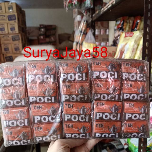 

TEH POCI kecil 8gr isi 100 | THE POCI BUBUK/POWDER/AUR