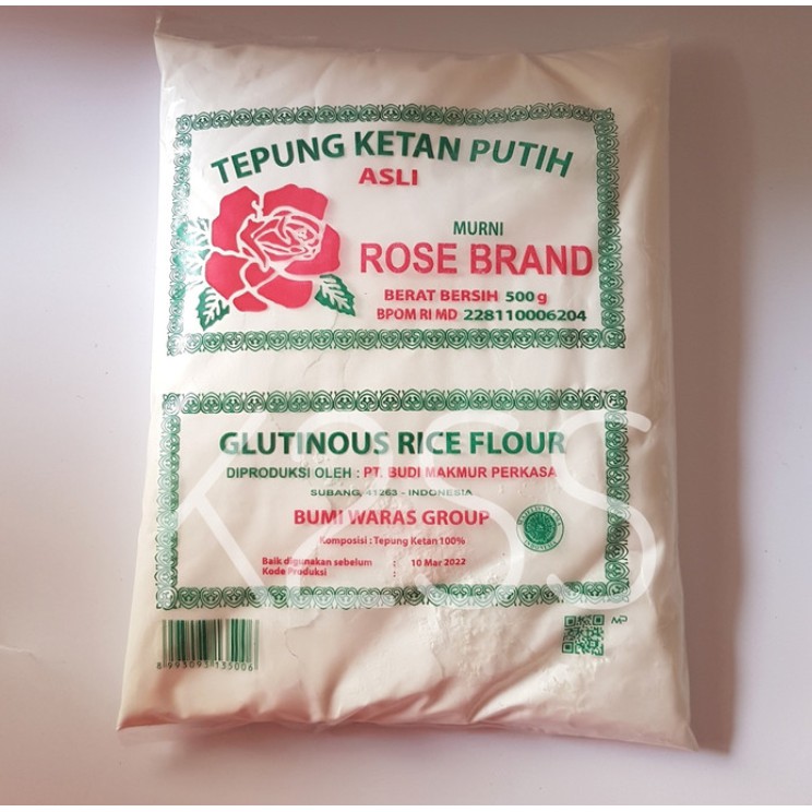 

Tepung Ketan Putih Rose Brand 500 gram / 500 gr