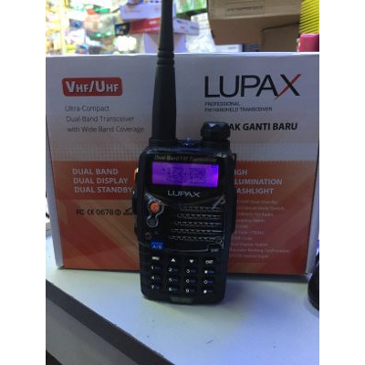 Jual Ht Lupax Uv 5Ra Dual Band Original Bukan Baofeng Weierwei Alinco icom Murah