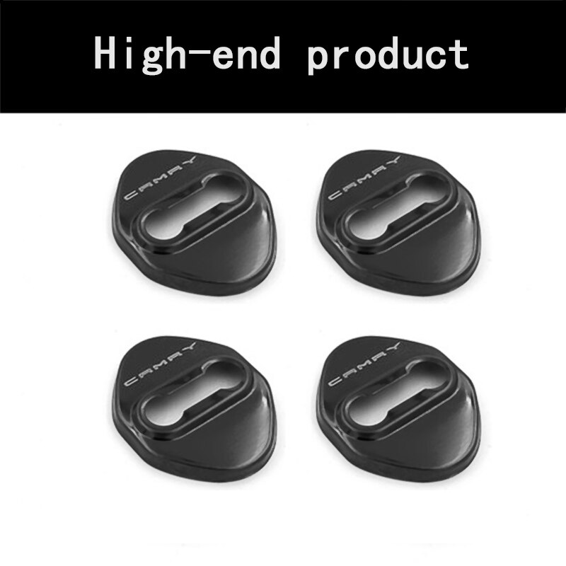 4Pcs Penutup Kunci Pintu Mobil Kunci Bahan Aluminium Alloy Toyota Camry 2012-2020