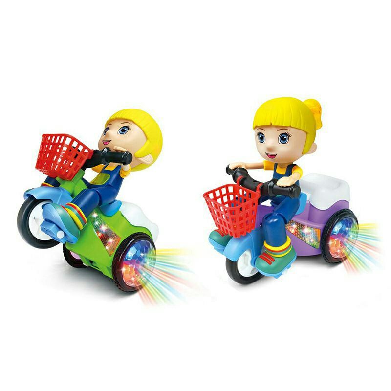 Mainan Anak Stunt Tricycle Dynamic Lighting - Girl