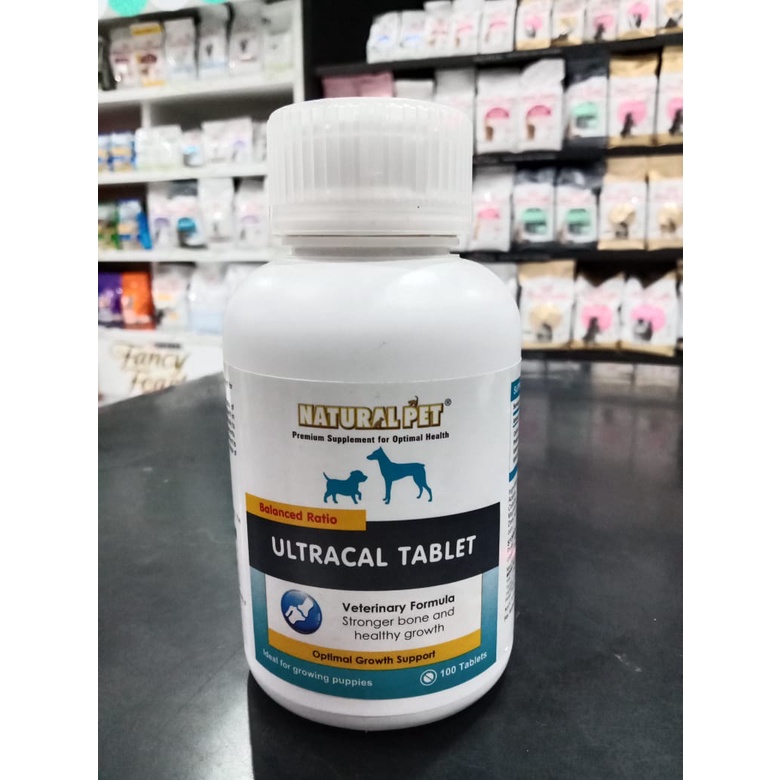 Natural Pet Ultracal Tablet isi 100