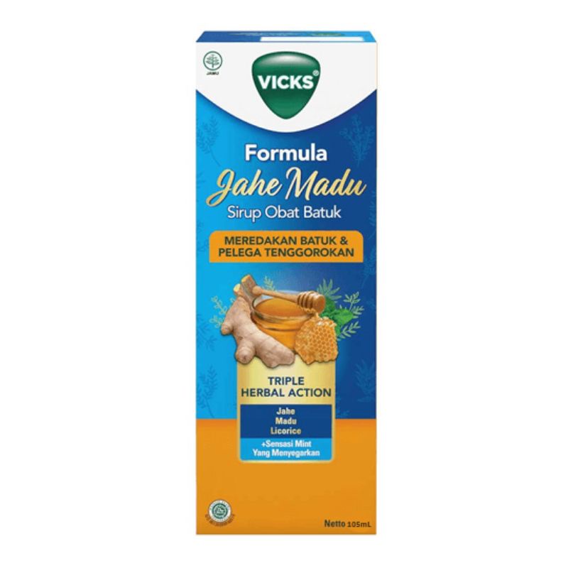 Vicks Formula Jahe Madu / Batuk / Vicks Formula