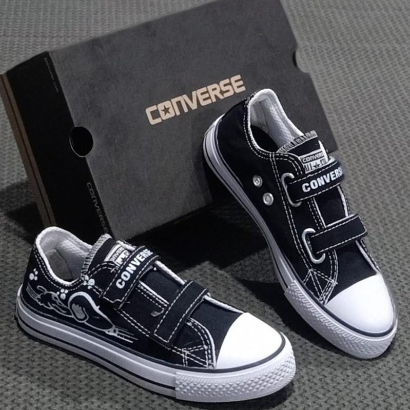 Barang Pilihan.. Sepatu karakter snoopy converse_anak sepatu karakter converse_kids