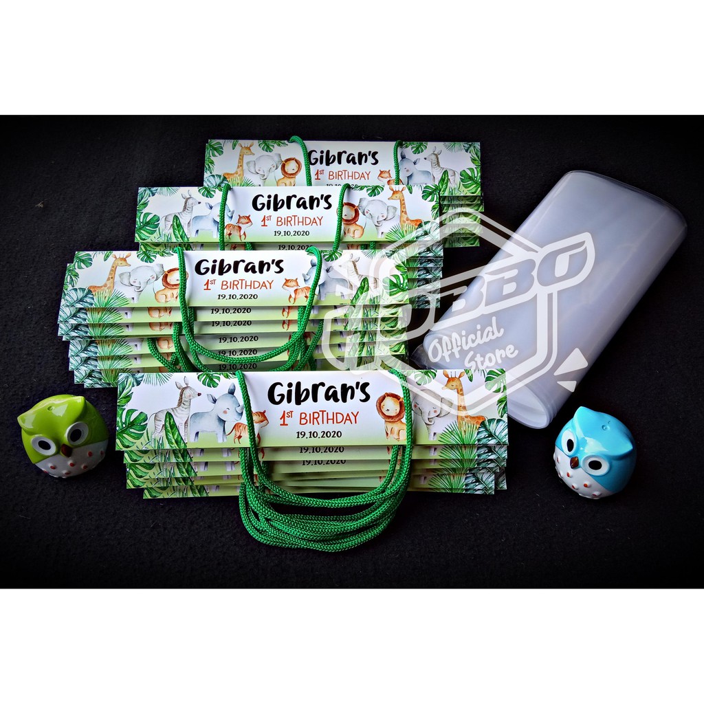 

A- Label Plastik Ulangtahun Karakter / Tas Ultah plastik