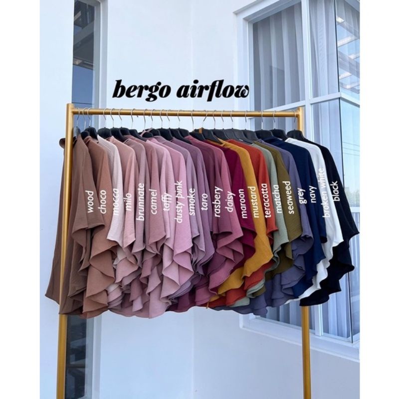 BERGO CRINKLE AIRFLOW BERGO INSTAN TALI JILBAB INSTAN CRINKLE AIRFLOW BERGO INSTAN JUMBO BERGO MARYAM JUMBO