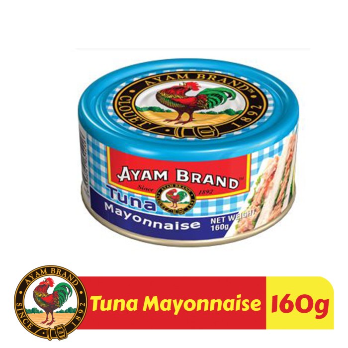 

f0fbfe00 Ikan Tuna Kaleng Mayonaise Ayam Brand 160Gr Isi 2 Pcs Ds1Gk