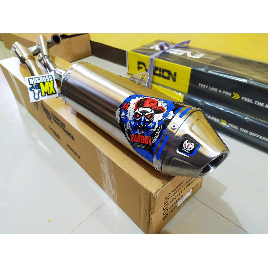 Knalpot Norifumi Rocket 4 Badboy Yamaha WR 155 Original