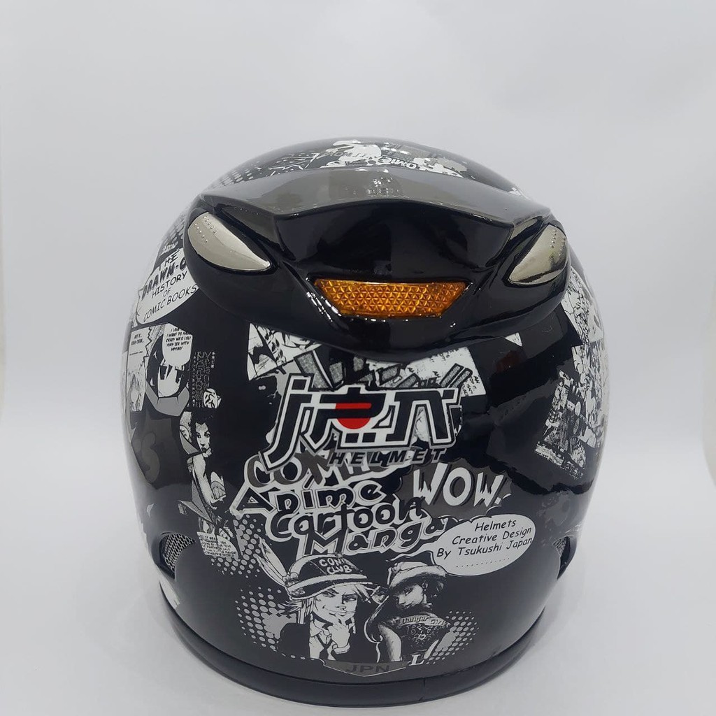 Helm Full Face Murah JPN Original SNI Dewasa Komik