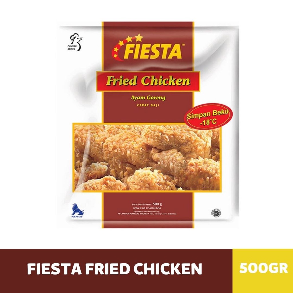 

Fiesta Fried Chicken 500gr Ayam Goreng | FIESTA fried chicken 500gr (ayam kentucky)