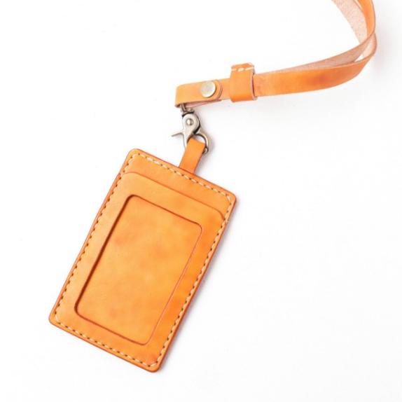 

Office & Stationery | Document Organizer | Id Card / Name Tag Kulit Asli + Lanyard | Best Seller