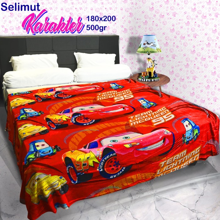 Selimut Bulu Selimut Anak Bulu Halus Motif Karakter uk 180 x 200 lmp0rt Terlaris Motif Cowok Selimut