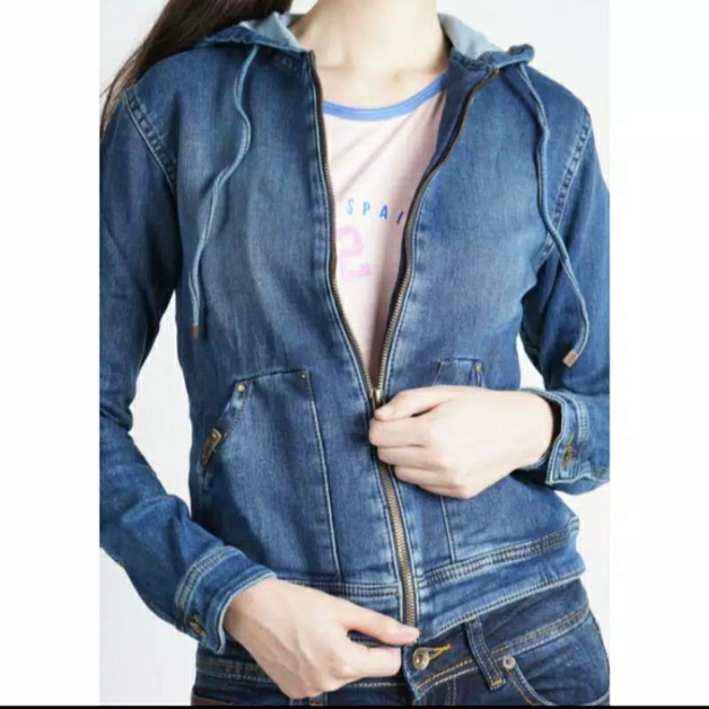 JAKET JEANS CEWEK LOIS ORIGINAL WJF138