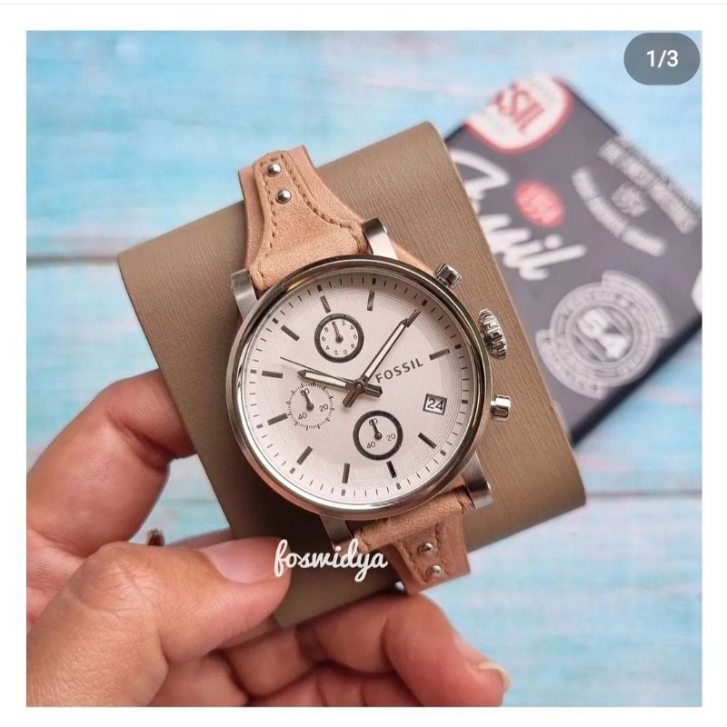 Jam Tangan ES3625 Boyfriend Watch Nude New With Tag