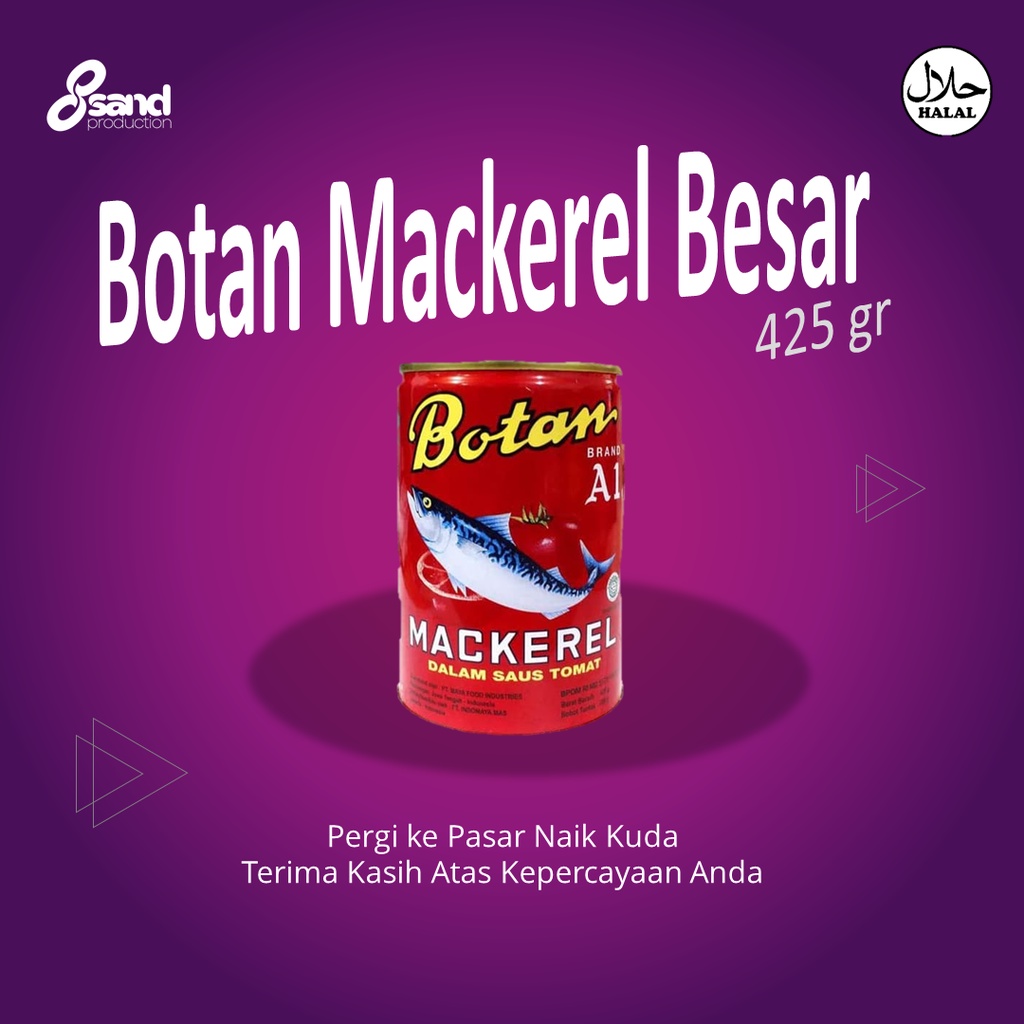 

Botan Mackerel Besar 425 gr