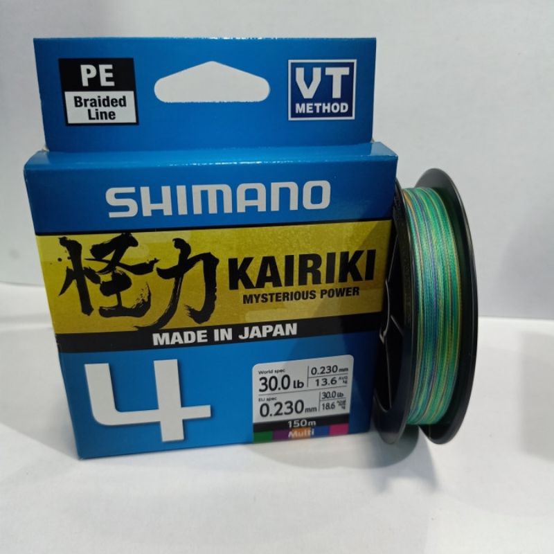 Senar PE SHIMANO KAIRIKI X4 150M 30LBS