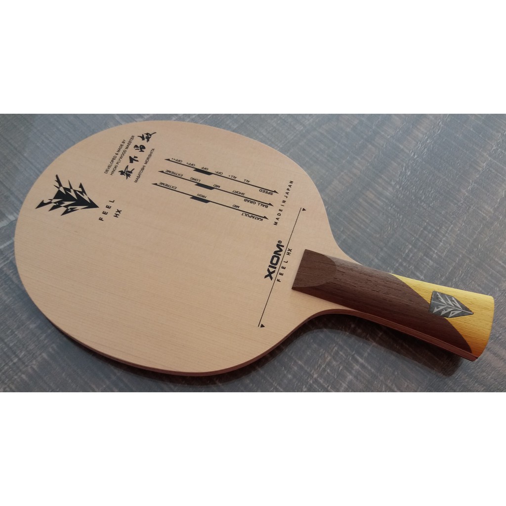 Xiom Feel HX - Blade/Kayu Pingpong Tenis Meja Bat Bet