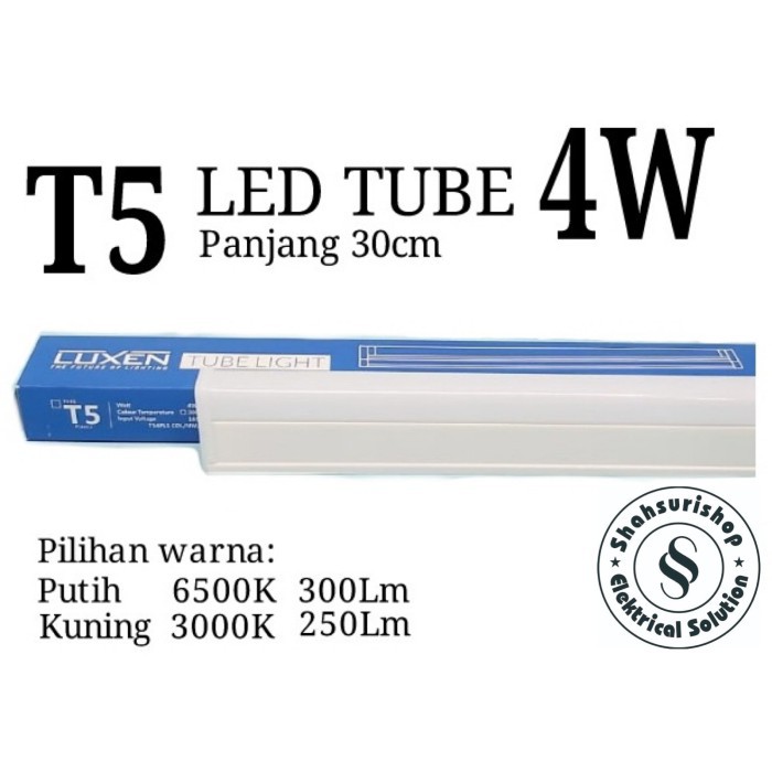 LAMPU T5 LED 4W 4 W WATT LUXEN 30 CM