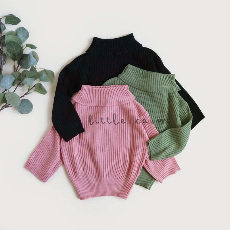 LITTLECAIM- kefa turtleneck | sweater anak unisex | turtle neck anak