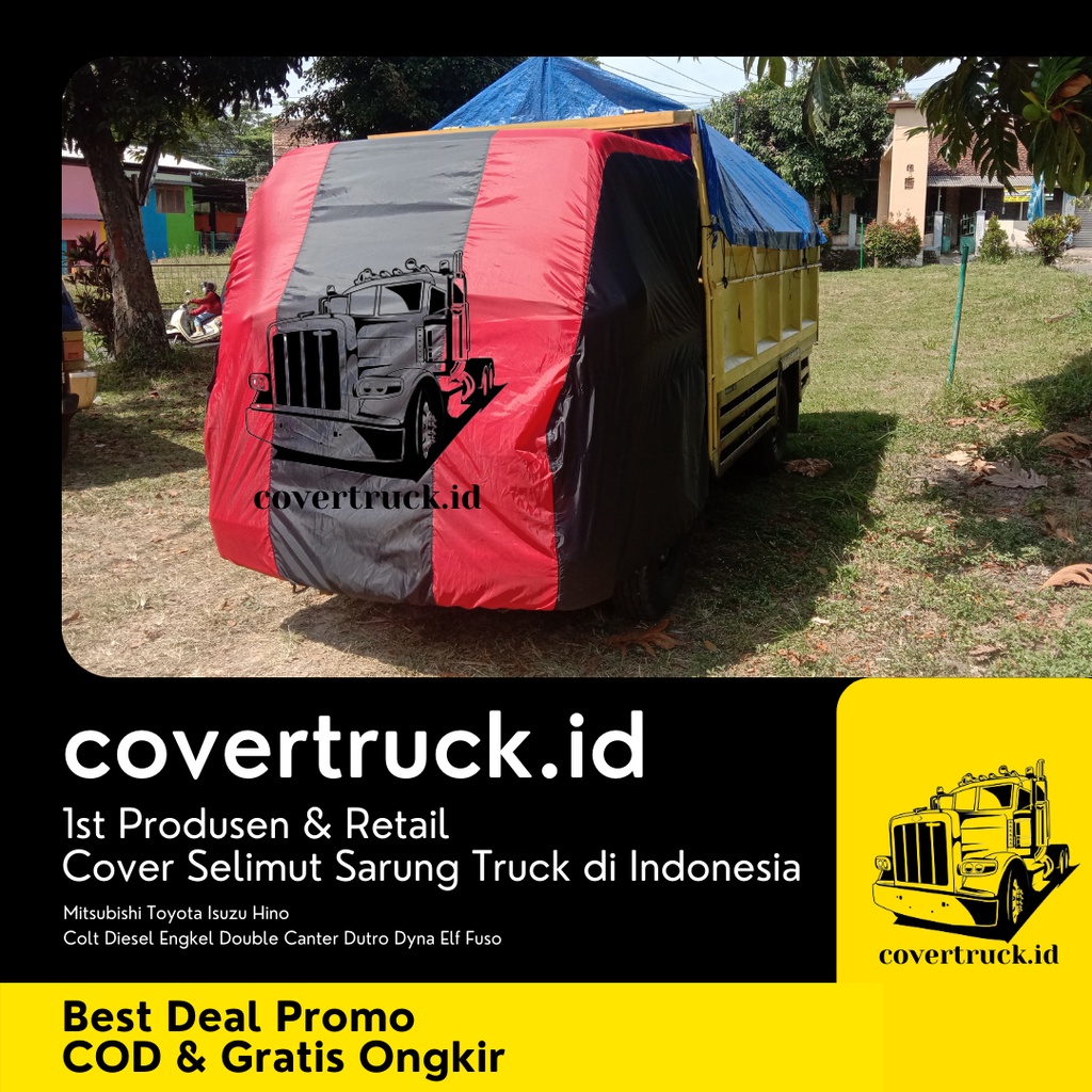 COVER TRUK CANTER MITSUBISHI FUSO COLT DIESEL DOUBLE ENGKEL RAGASA