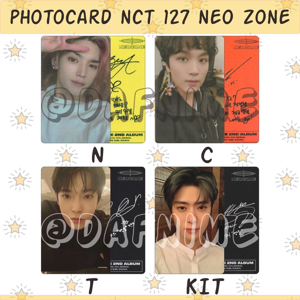 NCT 127 NEO ZONE PHOTOCARD UNOFFICIAL JAEHYUN JUMATAN