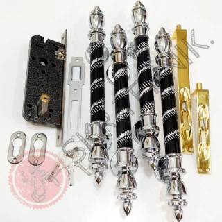 Handle pintu bossini 35cm 2set kunci pelor HARGA PROMO Handle pintu bossini 35cm 2set kunci pelor HARGA PROMO