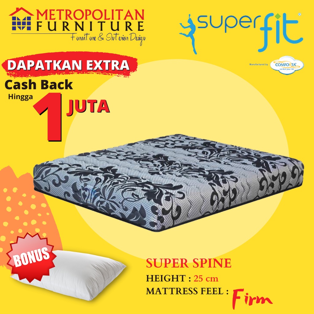 Kasur Springbed Comforta SuperFit Super Spine / Spring bed matras