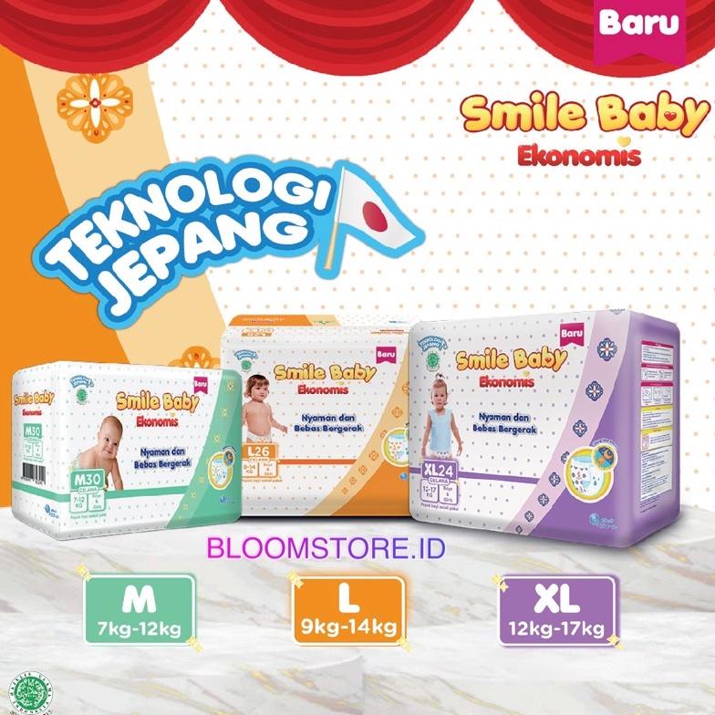 Goo.N Goon Smile Baby Ekonomis M30 L26 Xl24 M 30 L 26 Xl 24 Murah Promo Popok Celana Sekali Pakai Pa