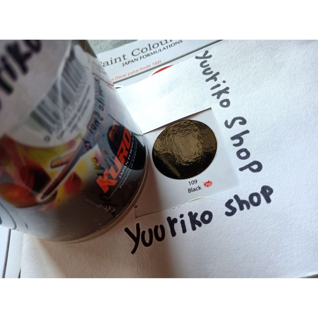 Pilok Samurai Cat Samurai Paint109 black Cat Semprot hitam