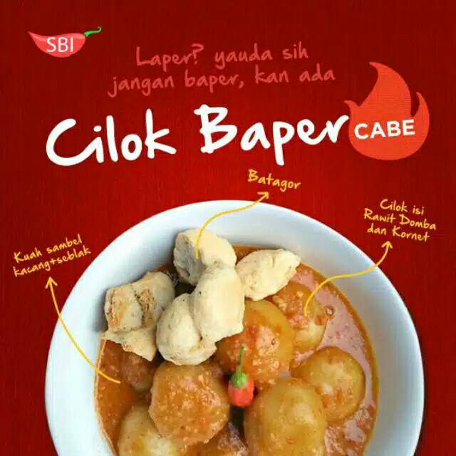 CILOK BAPER SAMBAL IJO/CILOK BAPER CABE-CABEAN/MAKANAN INSTAN