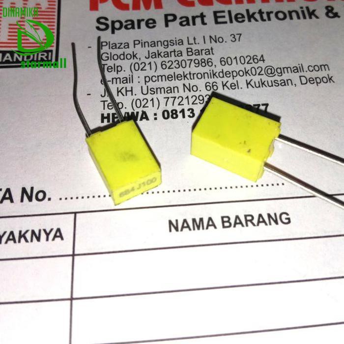 Kapasitor Mkm 684 680Nf 684J100 100V Pcmelebik54 Ayo Order