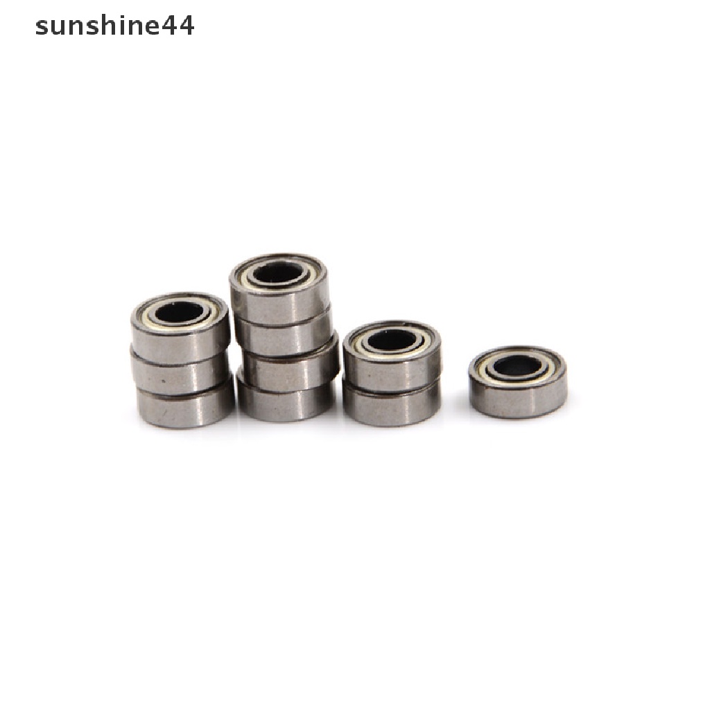 Sunshine 10pcs 693ZZ Miniatur Bola Bearing Ukuran 3x8 X 4mm