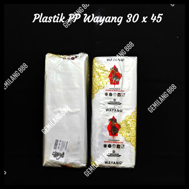 Plastik Pp Wayang 30X45, Plastik Pp Bening