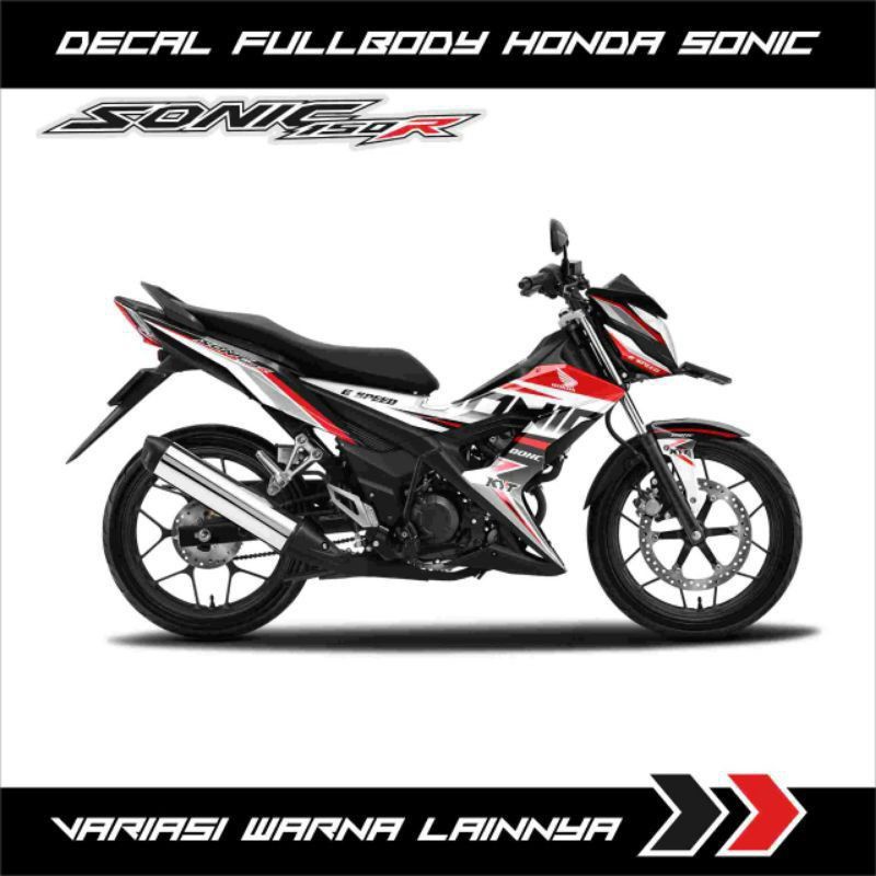 DECAL Motor Sonic/Full Body Variasi Motor Honda Sonic/Striping Stiker Full Body Sonic