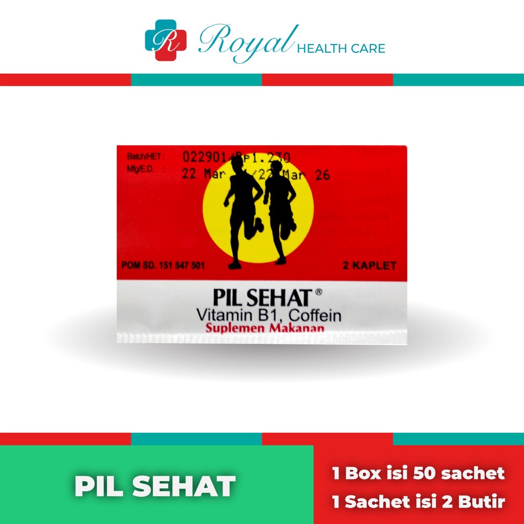 PIL SEHAT Strip Suplemen Kebugaran Tubuh