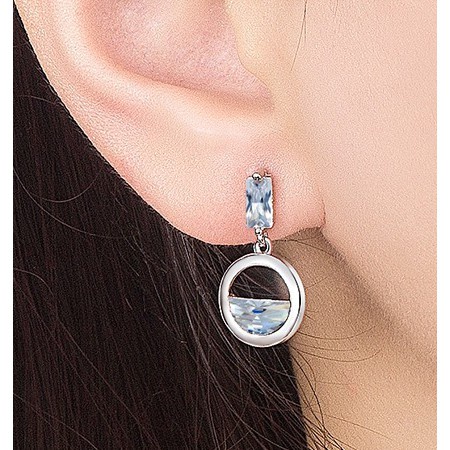 925 Perak Lucu Anting-Anting Anting-Anting Gaya Korea Wanita Mutiara Lima Menunjuk Bintang Kepingan Salju Sayap Fashion Ornamen