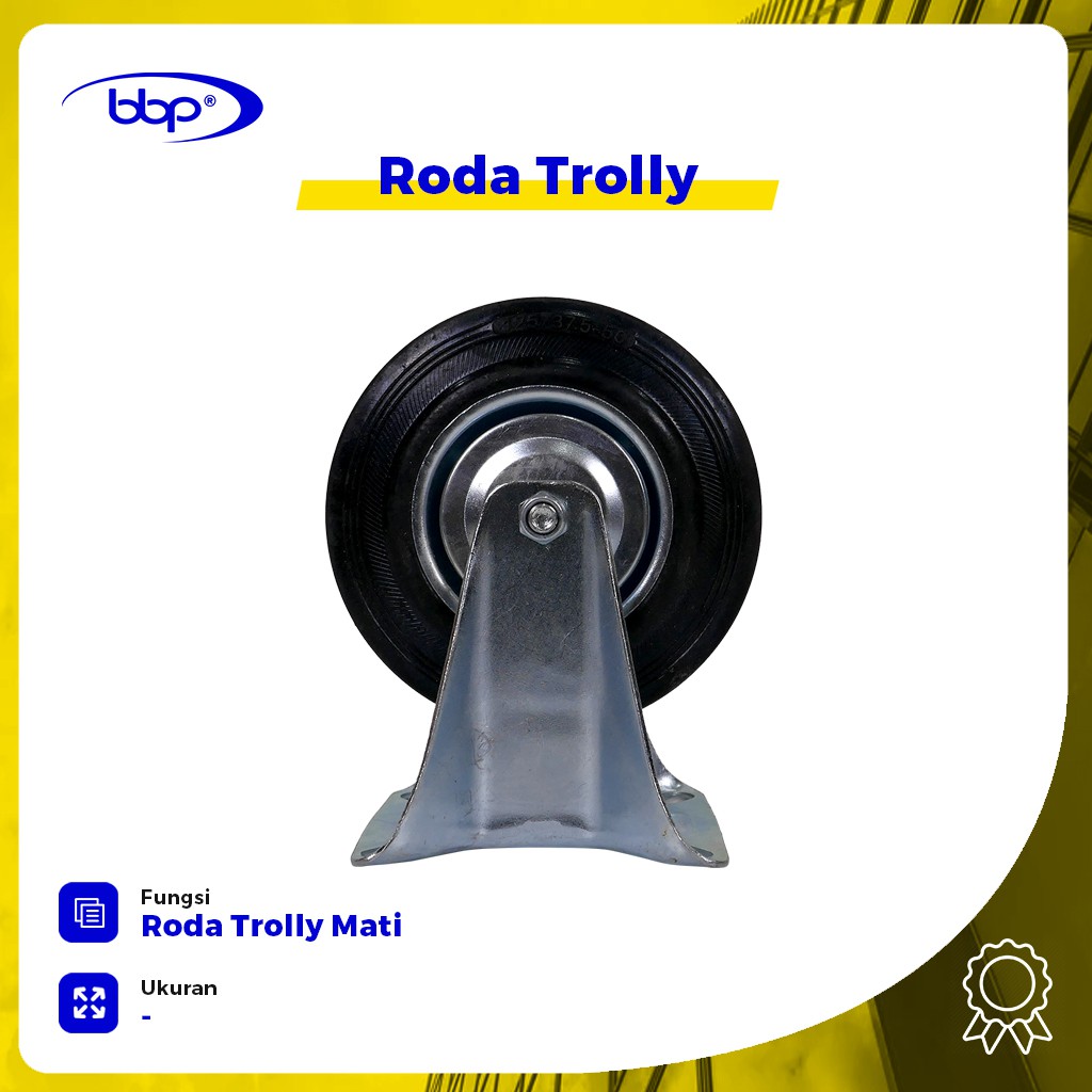 Roda Troli 5 Inch Mati Roda Gerobak Mati