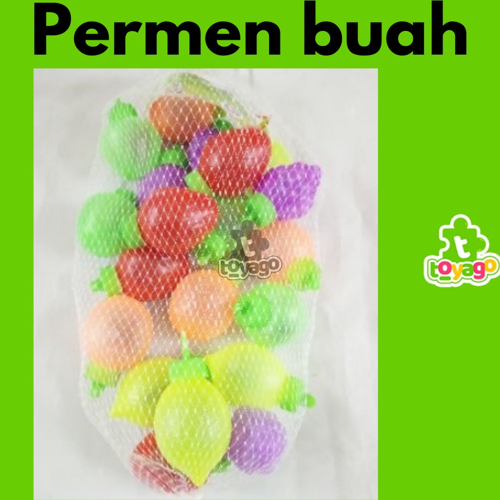 

Permen Rasa Buah Unik AMAN dan HALAL (permen planet fruity buah jaring toyago toys)