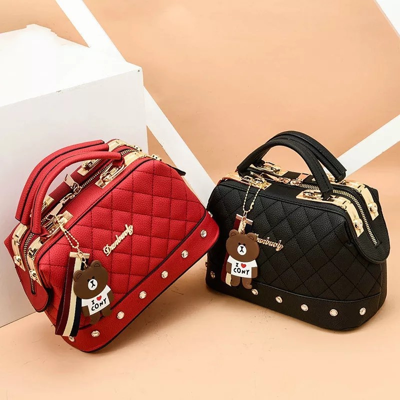 DT123 - [COD]Tas Selempang Wanita Fashion Import / Tas Wanita / Tas Selempang / Tas Selempang Wanita