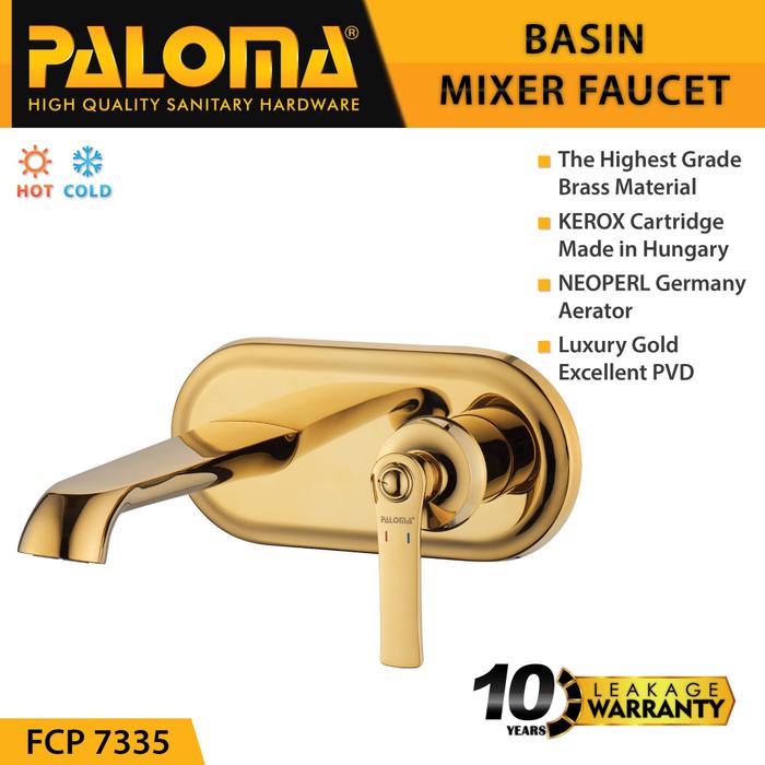 PALOMA FCP 7335 Keran Mixer Wastafel Cuci Tangan Panas Dingin Kran Air