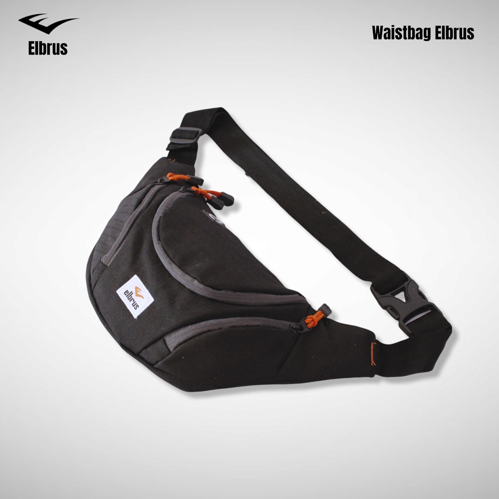 Waistbag Tas ELBRUS KEY BAG PRIZEFIGHTER EARPHONE - Cross Body Tas Punggung Sling Bag Tas Dada