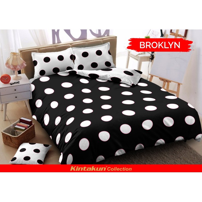 Bedcover Set Kintakun Dluxe King 180x200 No 1 Brooklyn Bed Cover Set Shopee Indonesia